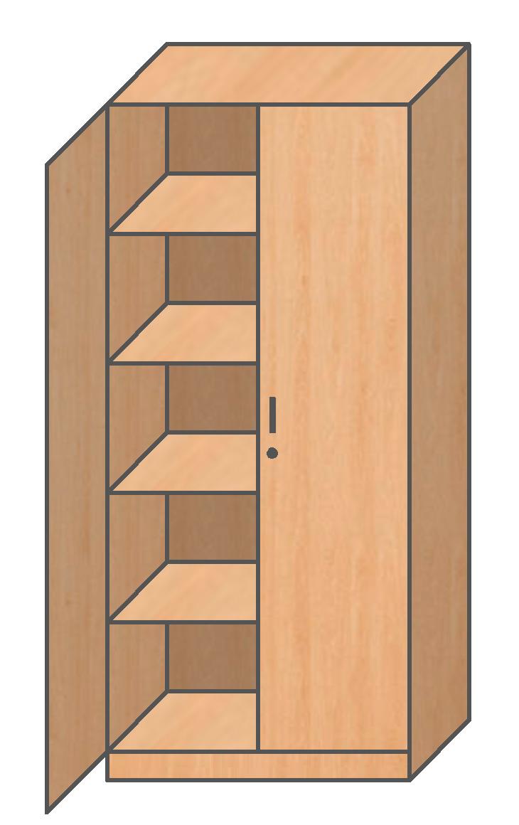 Szafa szkolna AS-4/2d